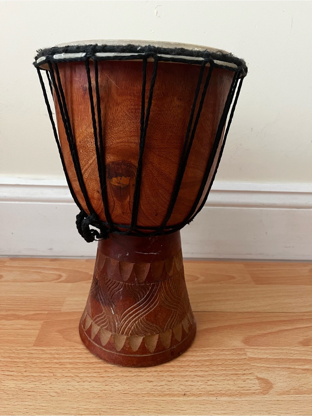 Handcrafted Djembe Drum Leather Head Hand-Carved Wooden